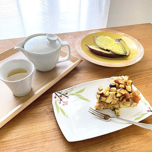 【スタッフのおうち時間】<br>秋の味覚で手作りスイーツ